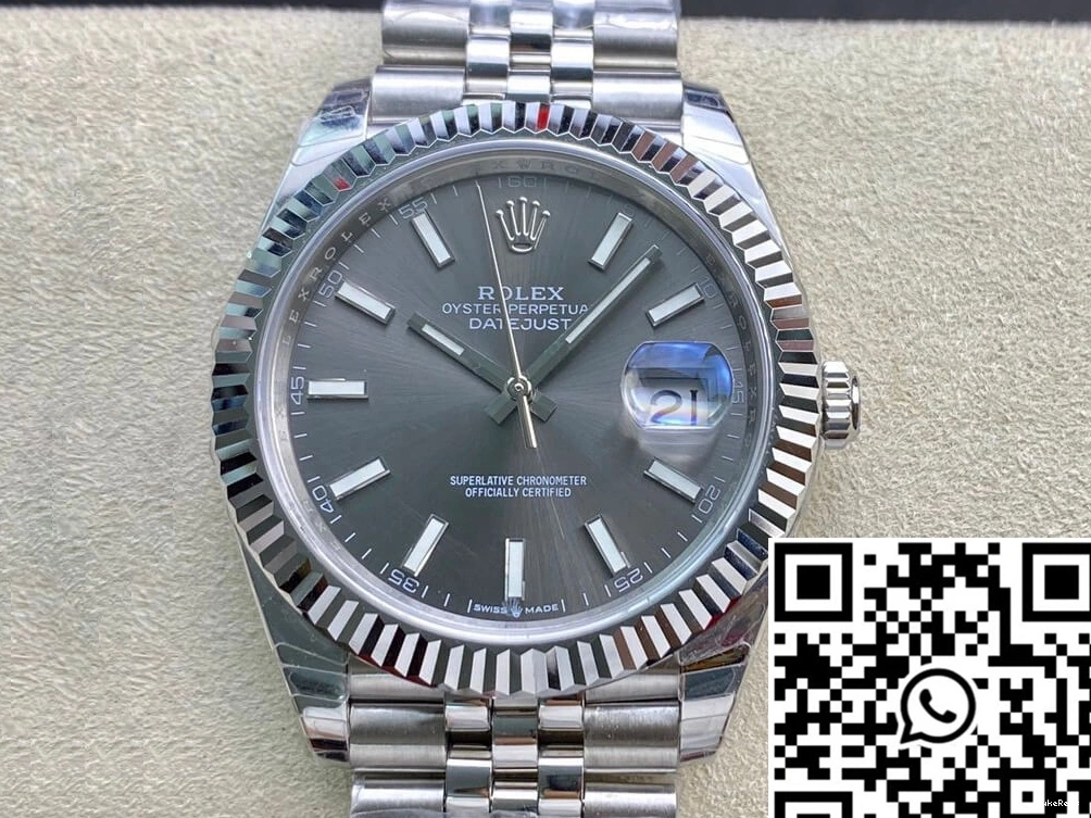 M126334-0014 Dial Rolex EW Factory Datejust Grey 1109